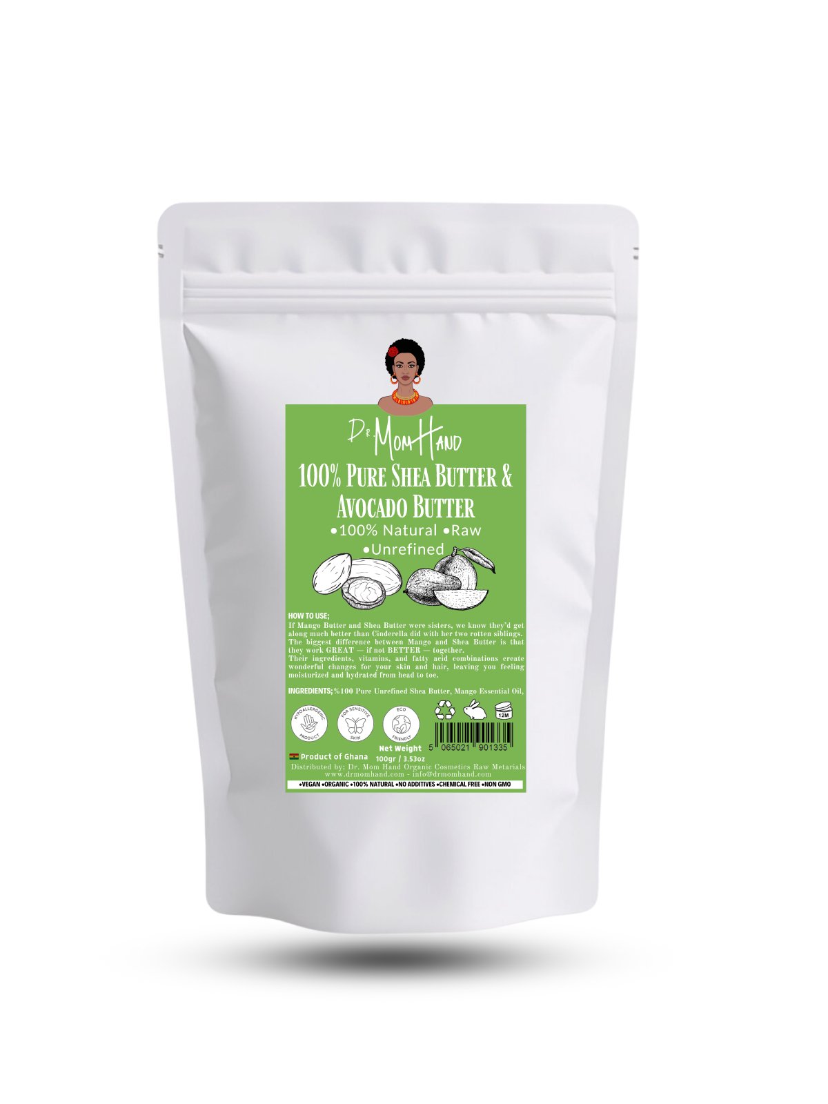 Avocat & Beurre de Karité Bio 100 % Pur, Naturel, Biologique