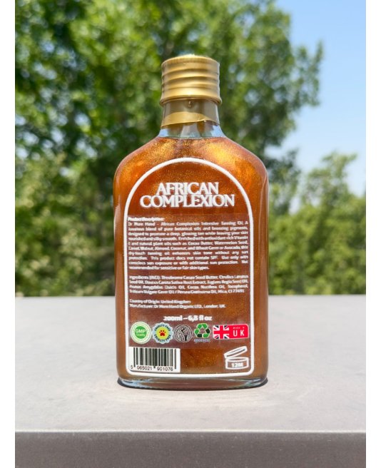 زيت تسمير مكثف لتوهج البشرة الإفريقية | نقي 100٪ | 200 مل