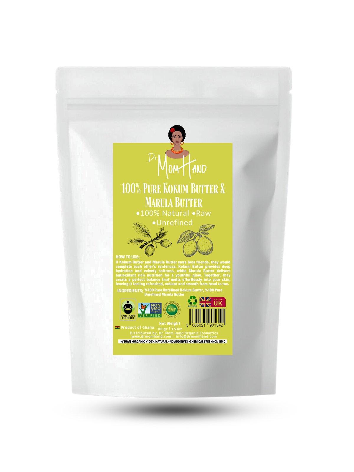 Kokum Butter & Marula Butter, Skin Rebirth Duo 100% Pure, Natural, Organic 100ml