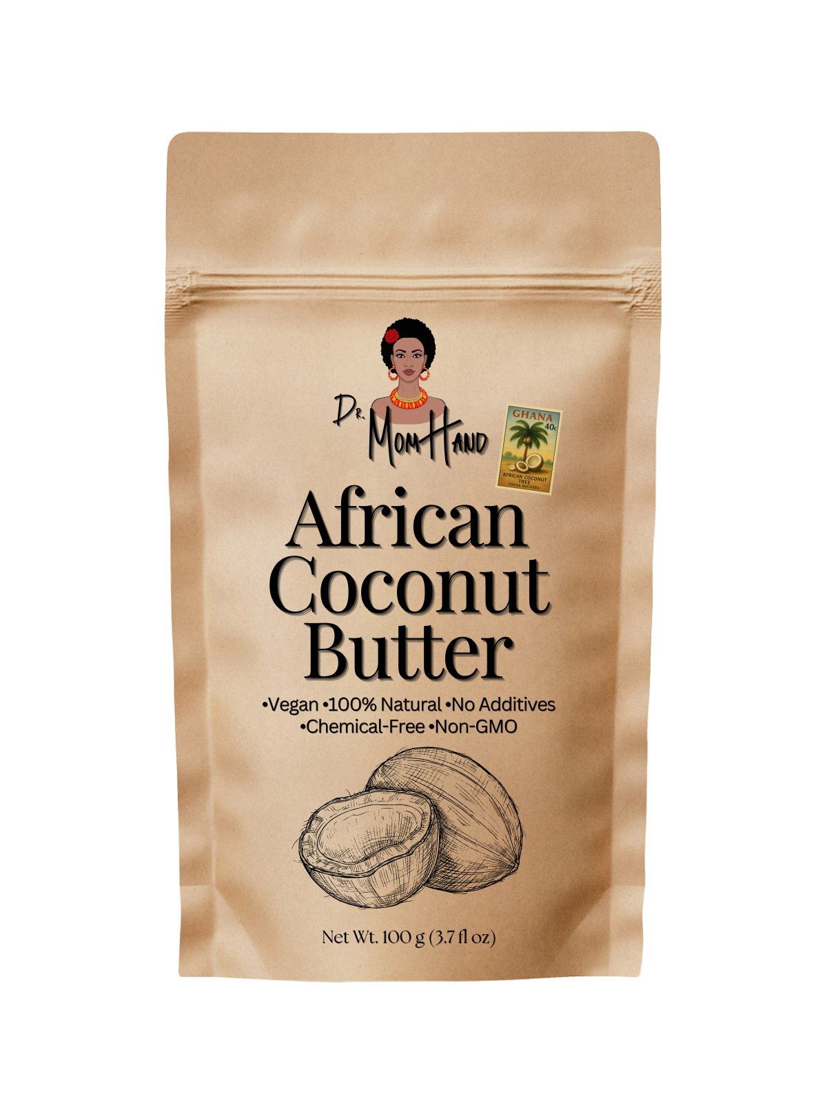 Organic African Wild Coconut Oil (Nourishing & Moisturizing) 100% Pure, Natural