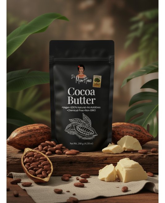 Beurre de Cacao Africain Naturel 100 % Pur, Biologique