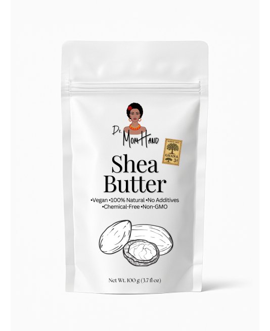 زبدة شيا إفريقية (زيت شيا مُرطِّب مُكثَّف) بنسبة 100٪، نقي، طبيعي وعضوي