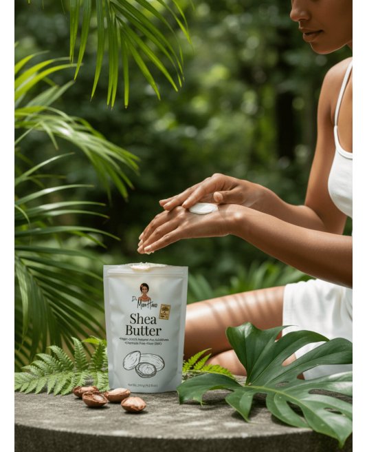 Beurre de Karité Africain (Huile de Karité Hydratante Intensive) 100% Pur, Naturel, Biologique