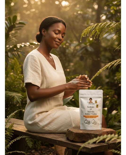 Beurre de Kokum & Beurre de Marula, Skin Rebirth Duo 100% Pur, Naturel, Biologique 100ml