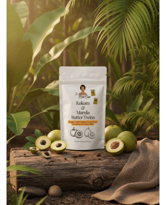 Beurre de Kokum & Beurre de Marula, Skin Rebirth Duo 100% Pur, Naturel, Biologique 100ml