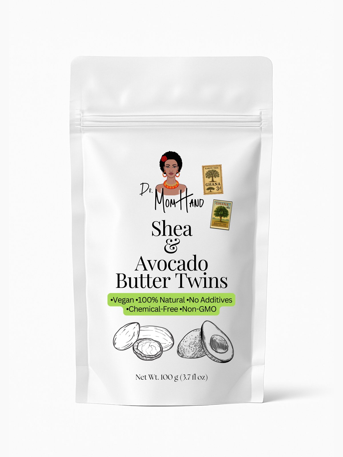 Avocat & Beurre de Karité Bio 100 % Pur, Naturel, Biologique