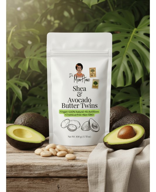 Avocat & Beurre de Karité Bio 100 % Pur, Naturel, Biologique