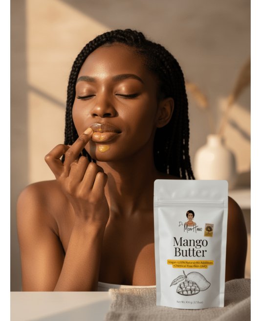 Organic Raw Mango Butter, Intense Moisture for Skin and Lips, Skin Food, 100% Pure