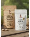 Set 100% Pure Shea Butter 250g + 100% Pure Coconut Oil 250g