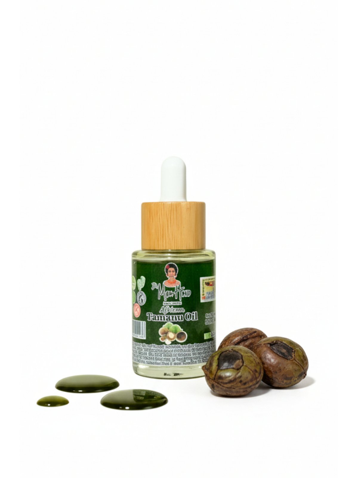 Organic Tamanu Oil, Eczema, Cold Sore, and Acne Prevention, Skin Protector, 100% Pure, Cold Pressed, 30ml