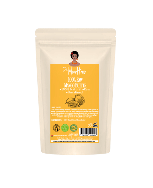 Beurre de Mangue Bio (Parfait pour les Boucles Non-Fluffy) 100% Pur