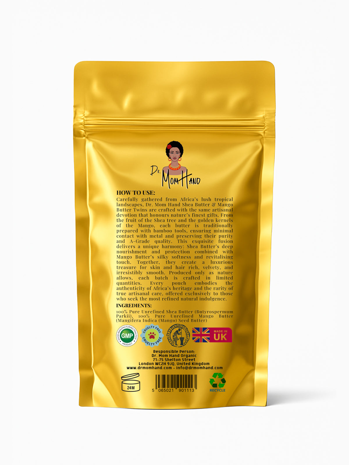 Pure Shea Butter and Mango Butter Twin Moisture Bomb 