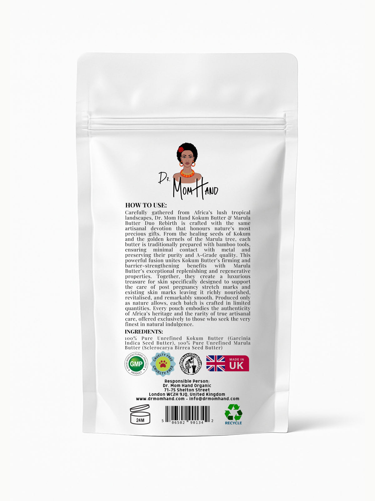 Kokum Butter & Marula Butter, Skin Rebirth Duo 100% Pure, Natural, Organic 100ml 