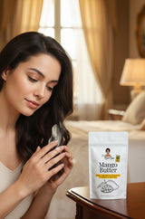 Organik Ham Mango Yağı (Cilt ve Dudaklar için Yoğun Nem, Cilt Gıdası) %100 Saf