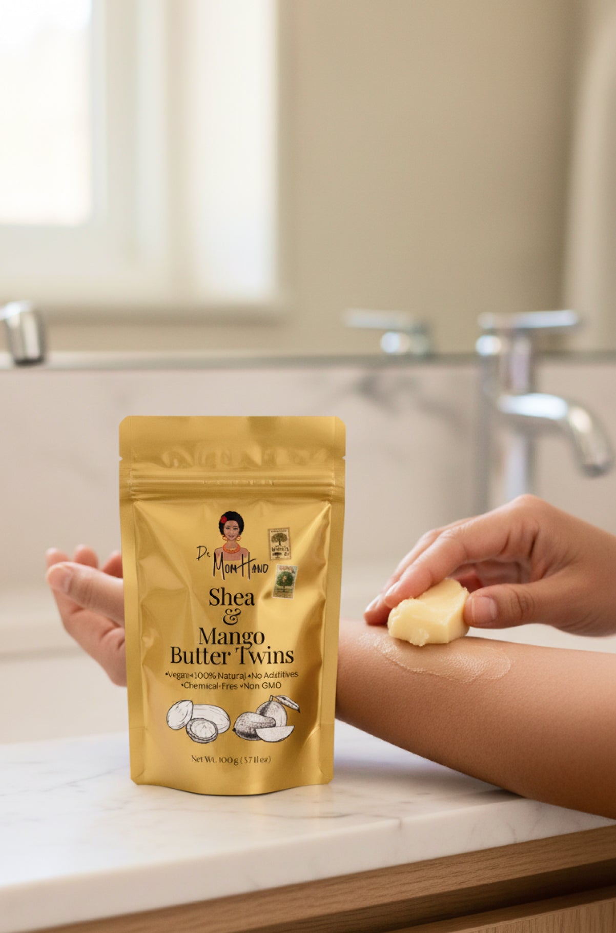 Pure Shea Butter and Mango Butter Twin Moisture Bomb 