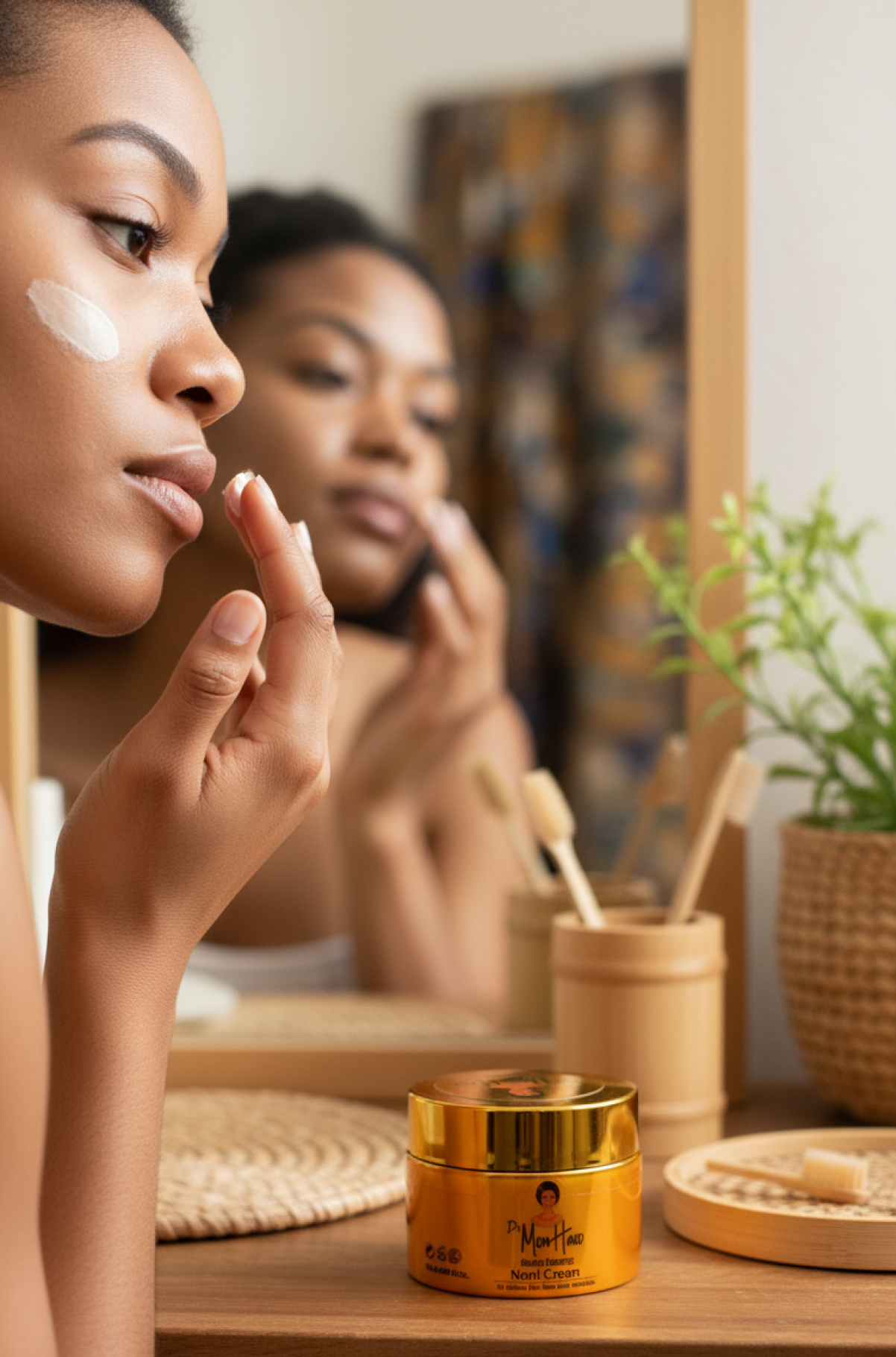 Doğal Noni Kremi (Sebum Dengeler, Cilt Bariyer Fonksiyonunu Modüle Eder, Hücre Aktivatör) %100 Doğal, Organik 50ml